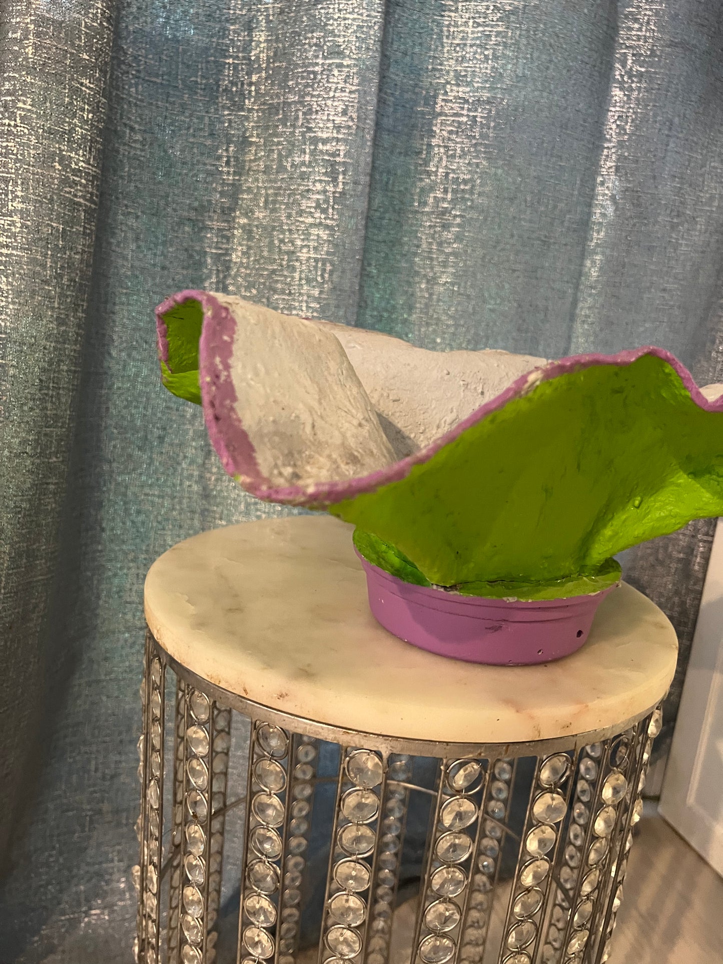 Decorative Mud Fruit Basket (Saint Lucia)