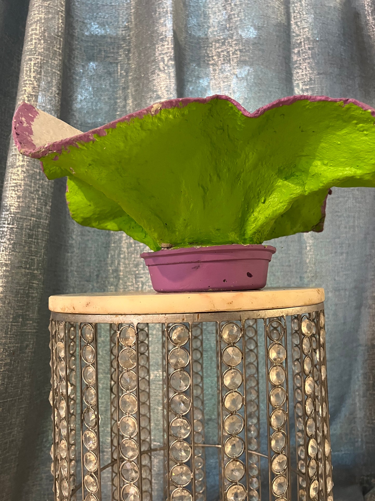 Decorative Mud Fruit Basket (Saint Lucia)