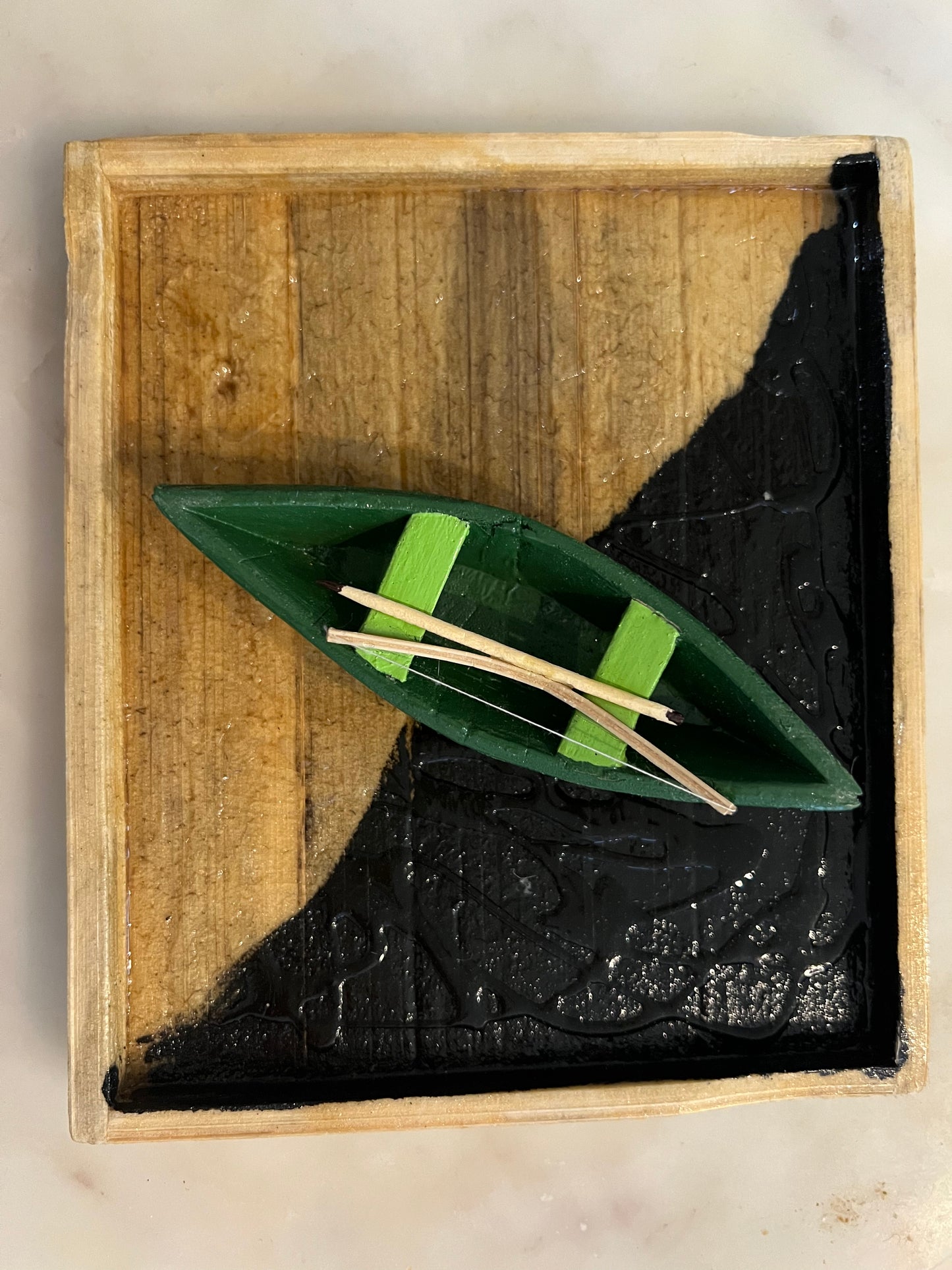 Amazon Boat Replica Painting (Brazil)