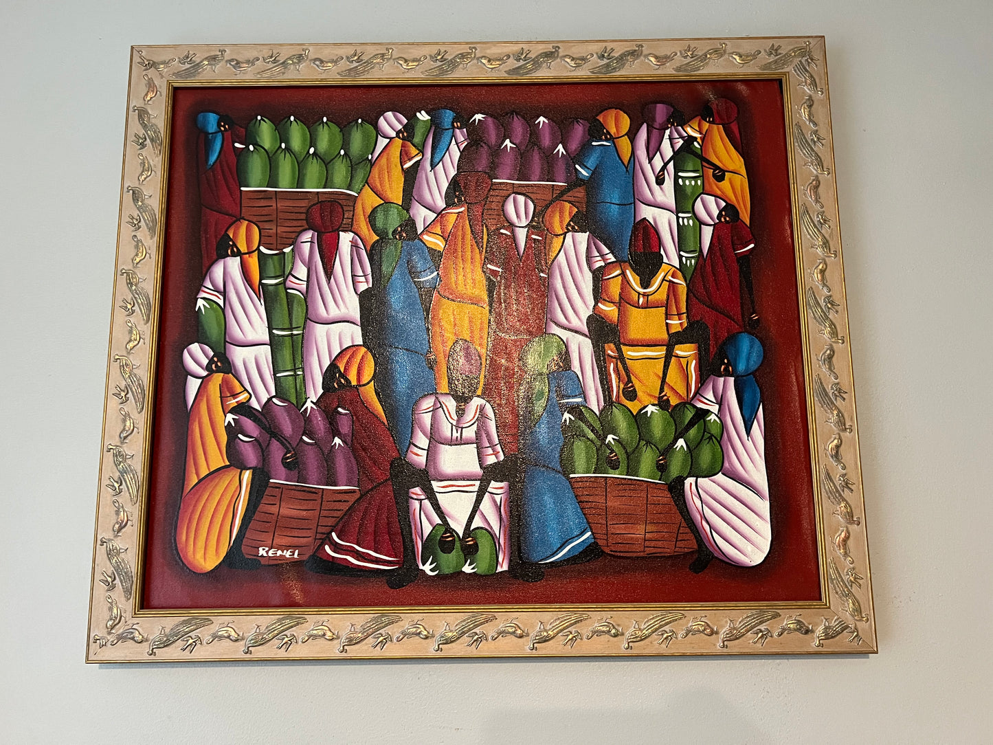 Market place Painting (Haiti)