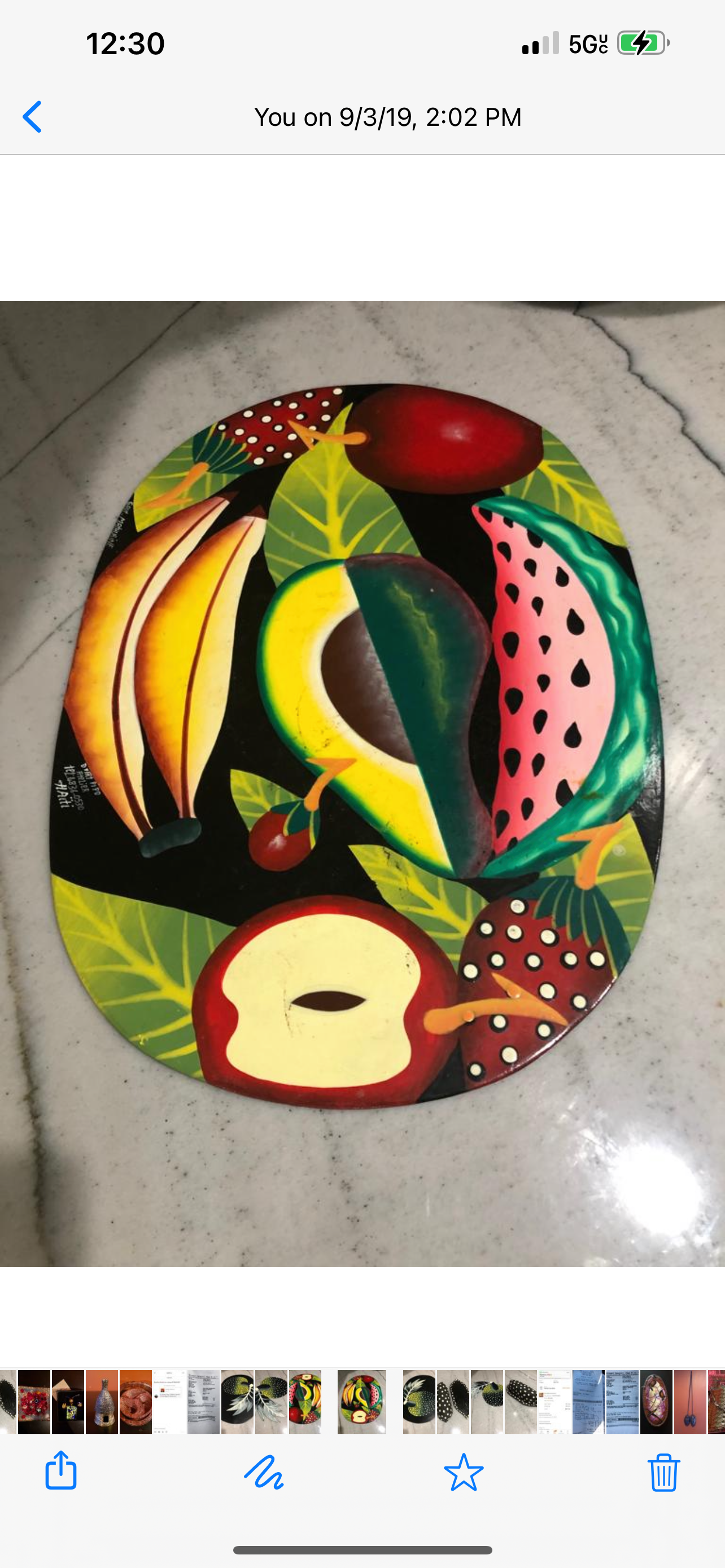 Hand Painted Place Mats (Haiti)