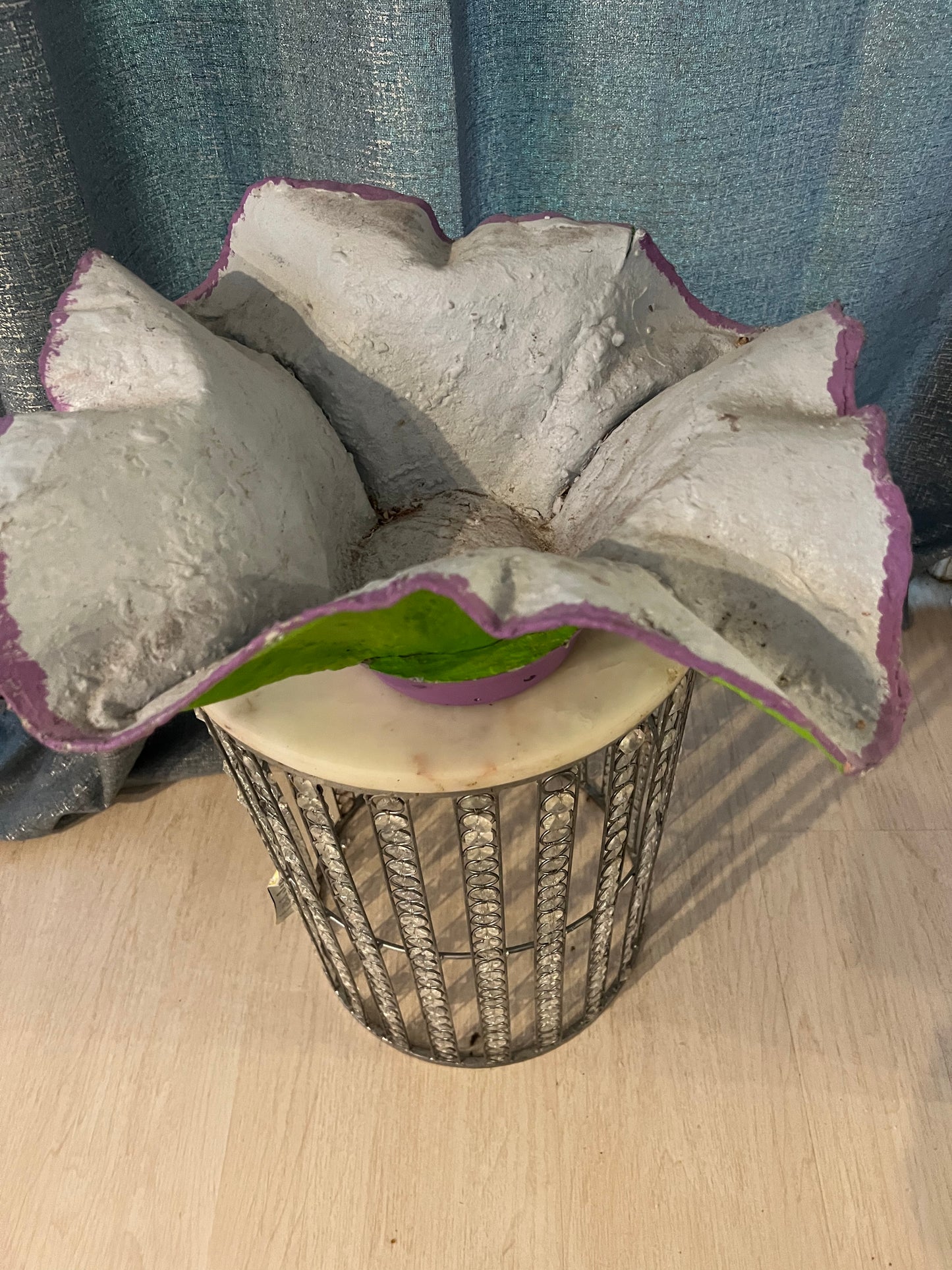 Decorative Mud Fruit Basket (Saint Lucia)