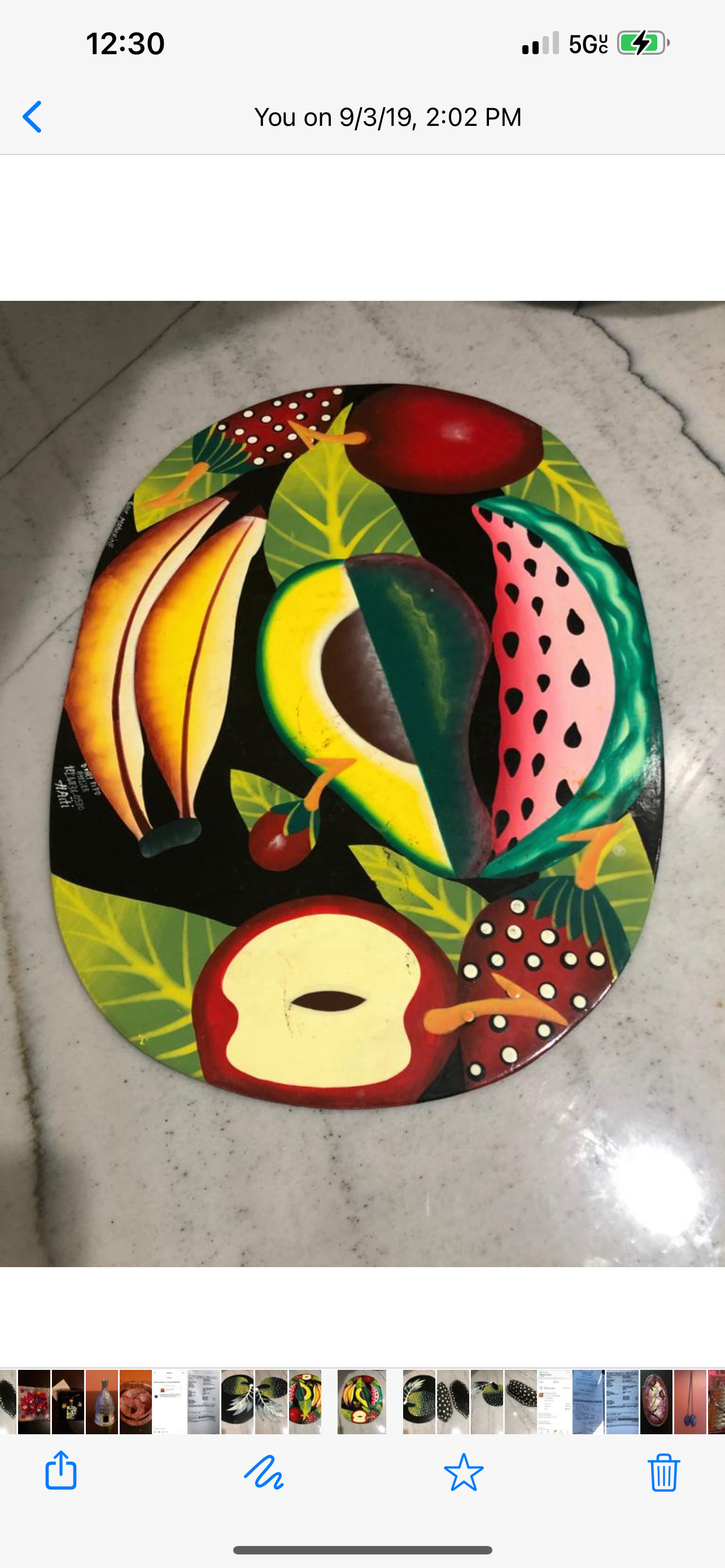 Hand Painted Place Mats (Haiti)